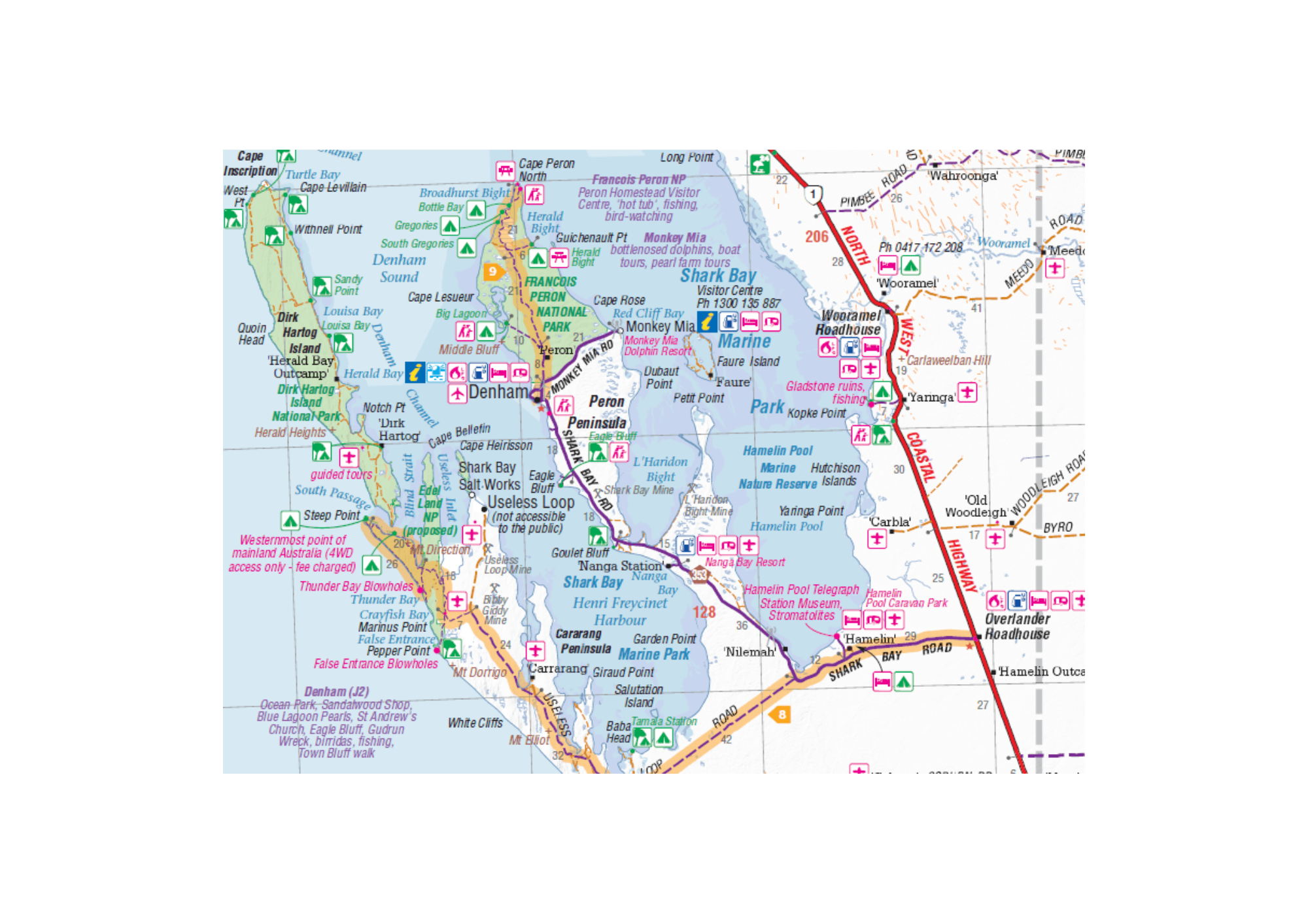 Mid West WA Map