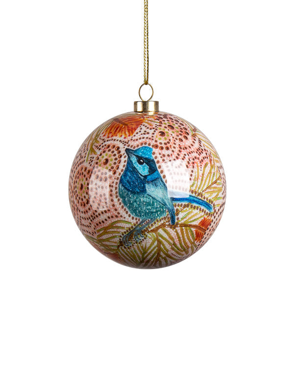 Christmas Bauble Luina - The Blue Wren