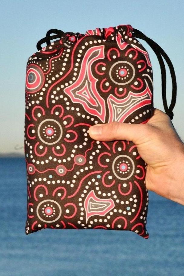 Travel Beach Towel - Frangipani