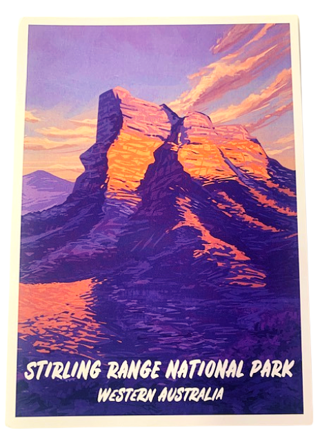 StirlingRanges Illustration Postcard